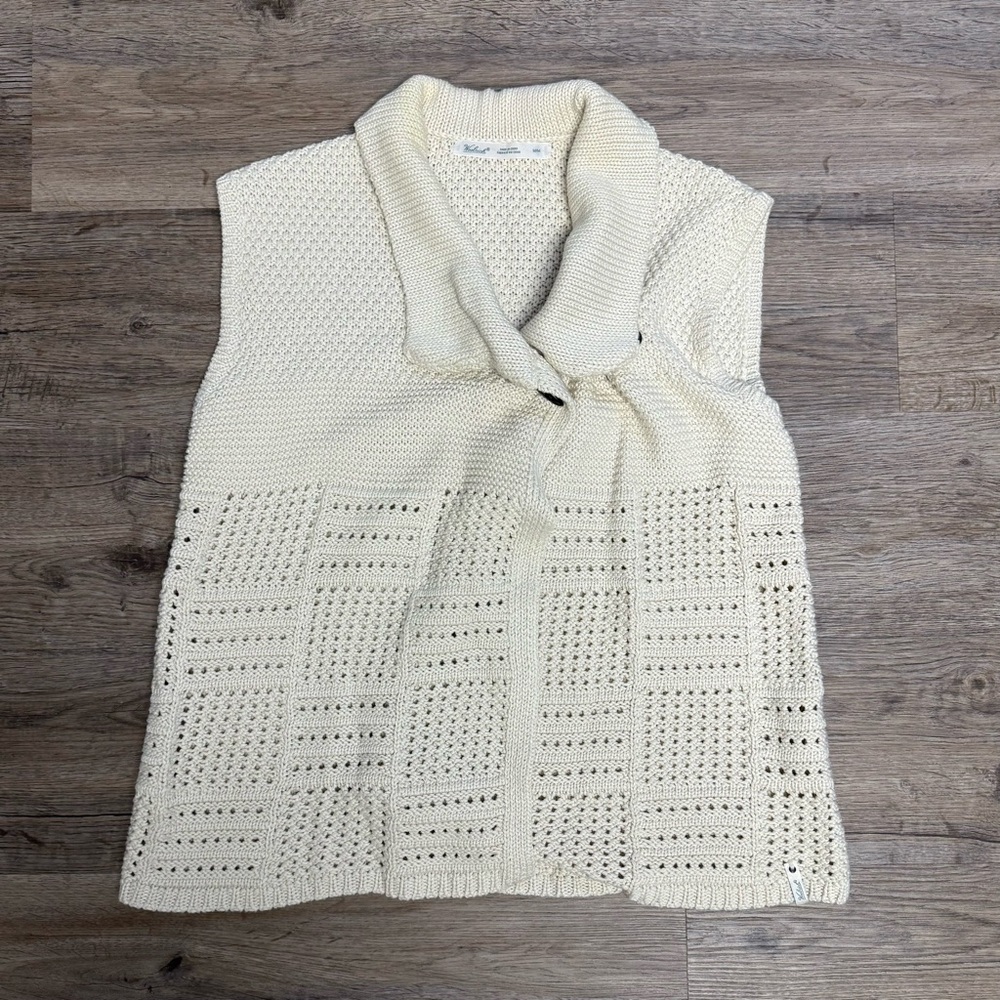 Woolrich Cream Knit Cardigan